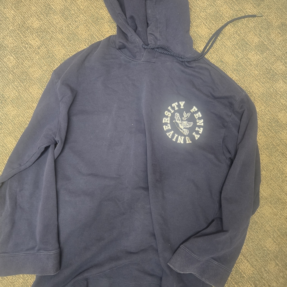 Puma FENTY Univerity BY RIHANNA Navy Blue Hoodie Sweater SIZE S/P